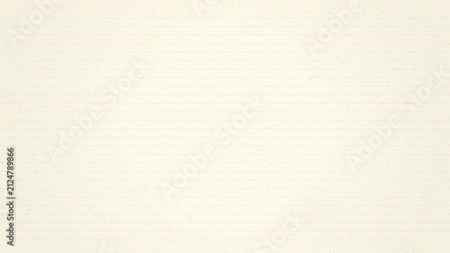 Ivory notebook paper texture. Blank lined stationery background for writing and design.