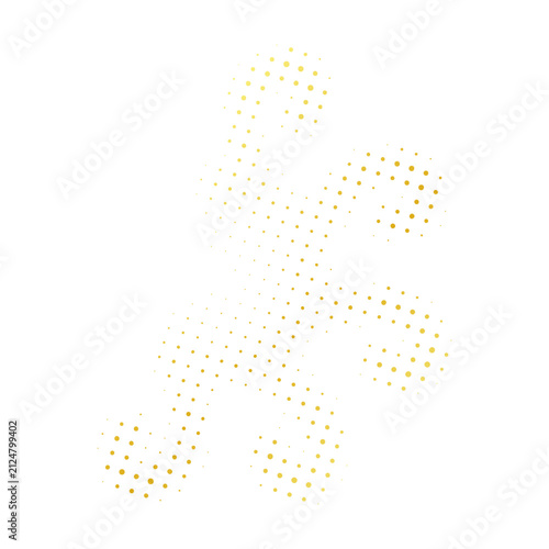 Abstract Halftone Wave