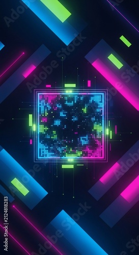 Neon Nexus: A Cybernetic Symphony of Light