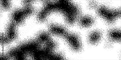 Monochrome texture composed of irregular graphic elements. Distressed uneven grunge background. Vector grunge line hatch halftone abstract pattern. vector