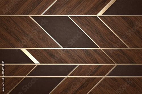 golden wooden strip