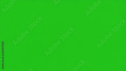 Numbered sequence transitions on green and black background