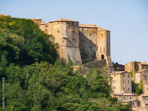 Fotografie Italia, Toscana, Grosseto, il paese di Sorano