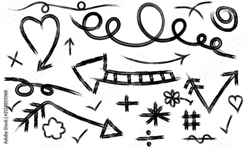 vector illustration of a set 