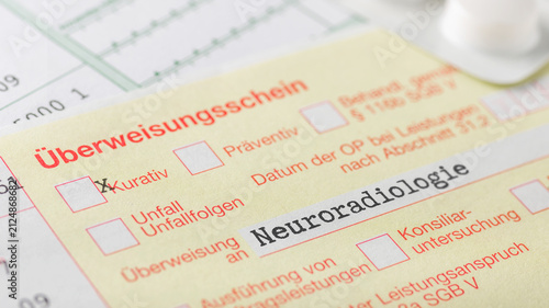 Überweisungsschein Neuroradiologie
