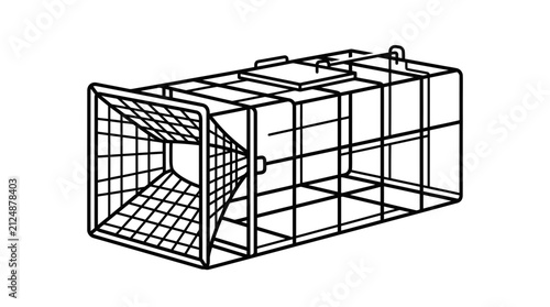 Canvastavla Animal Trap Cage - Metal Wire Mesh Crate for Small Critters