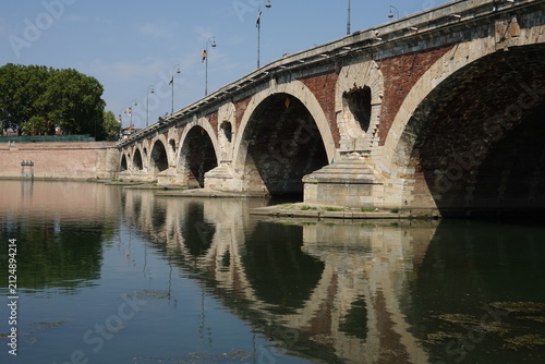 Quadro su tela Pont Neuf à Toulouse et la Garonne
