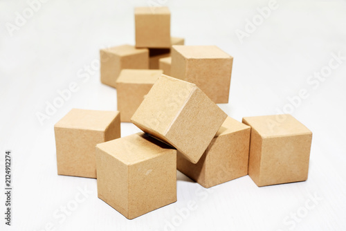 Cardboard Cubes