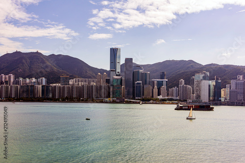 Wall Mural City views of Hong Kong, a metropolis and special administrative region on the s