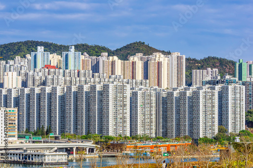 Wall Mural City views of Hong Kong, a metropolis and special administrative region on the s