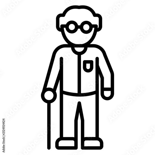 Quadro su tela Grandfather Icon