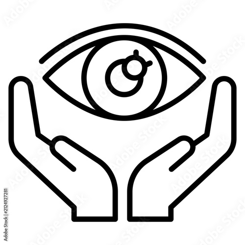 Fotografie Eye Care Icon