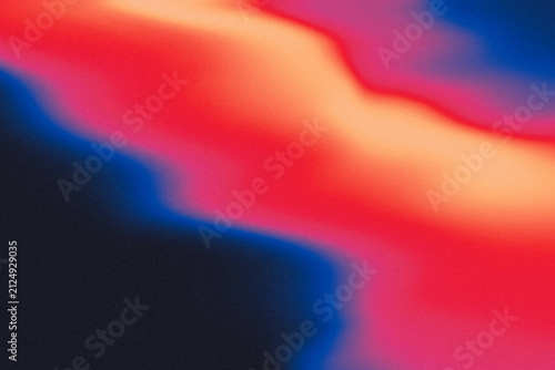 Cuadro en lienzo Abstract thermal gradient background, liquid flow wallpaper with grain texture,