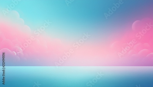 pastel blue pink gradient background generative ai