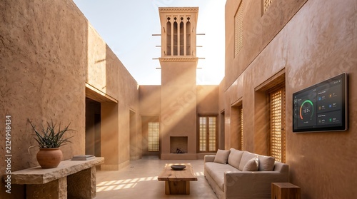 Smart Home Technology in Traditional Arabian Wind Tower Architecture