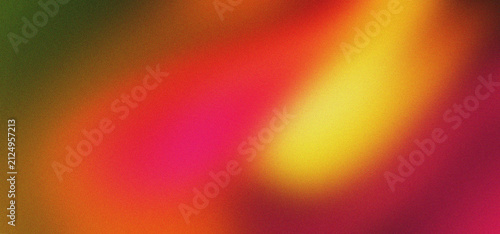 Abstract Orange Yellow Red Pink Gradient Glow Background with Soft Grain Noise Texture, Vibrant Modern Color Blend