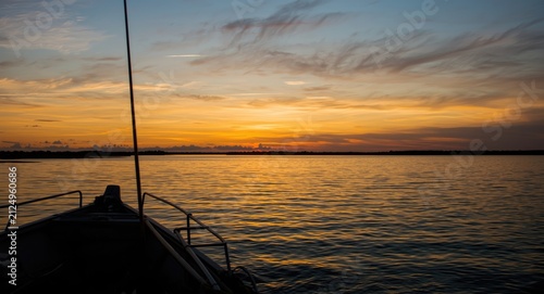 Boat Bow Overlooking Calm W...