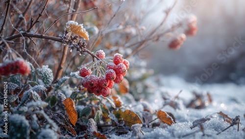 Frosted Berries on a Winter...
