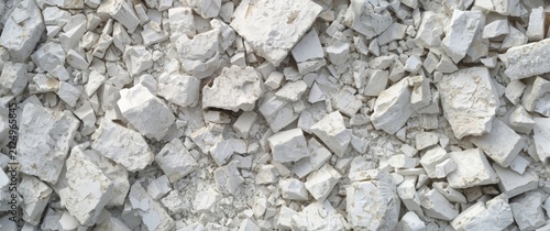 Crushed White Chalk Rock Te...