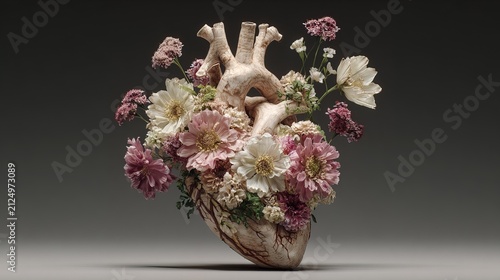 Elegant Floral Arrangement in Artistic Vase for Home Decor.