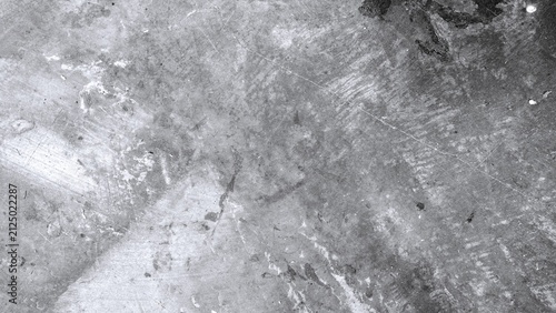 Bild auf Leinwand Grunge concrete surface in black and white with weathered stains, scratches, and peeling textures