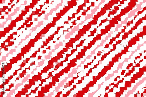 Untitled Abstract Digital Pattern with Red and Pink Pixelated Diagonal Stripes for Modern Graphic Design Backgrounds