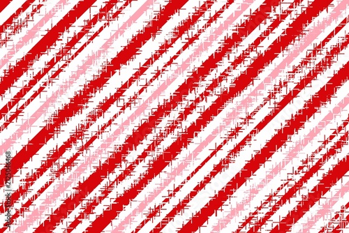 Red and white Christmas candy cane diagonal stripes background with festive sparkling stars