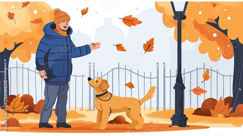 Person Rewarding Dog with Food Treat. AI generated