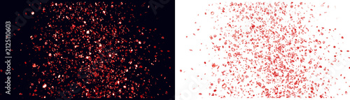 Red Glitter Texture On Black And White Backgrounds