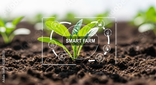Innovative Smart Farm Technology Enhancing Agriculture Growth.