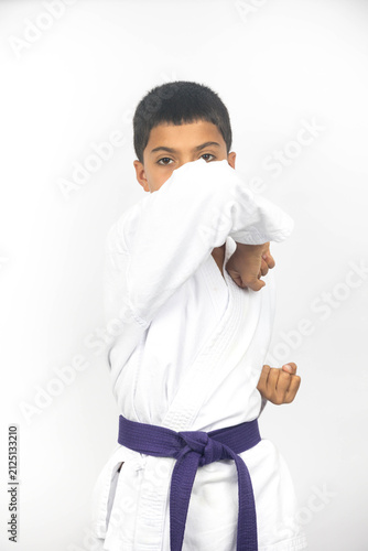 Pre Teen Karate Boy