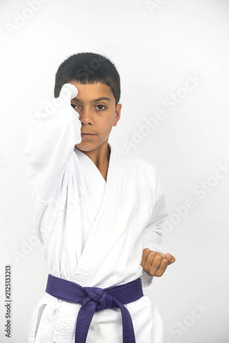 Pre Teen Karate Boy
