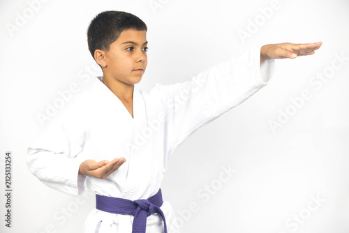 Pre Teen Karate Boy
