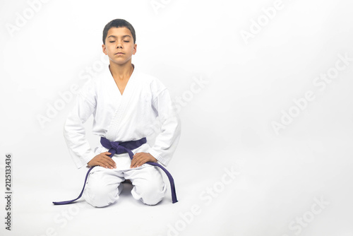 Pre Teen Karate Boy