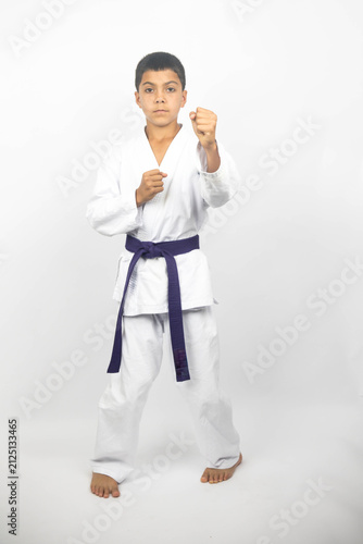 Pre Teen Karate Boy