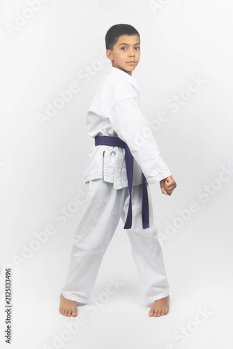 Pre Teen Karate Boy