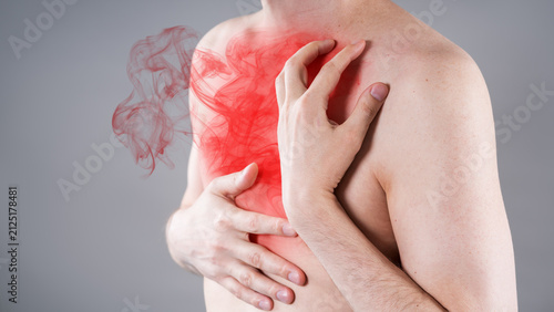 Foto ?oncept harm smoking, inflamed human lungs, respiratory disease, infection, pneu