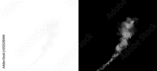 Smoke PNG Isolated on Transparent and Black Background, Soft Fog Mist Overlay, Steam Vapor Texture, Atmospheric Graphic Resource