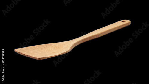 Photorealistic wooden spatula