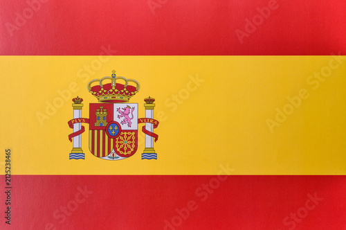 Spain, the Spanish flag as a symbol of state independence. The Spanish flag