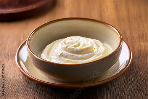 Eine Schüssel mit süßem Quark