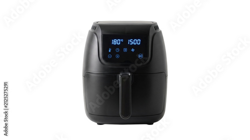 Modern Digital Air Fryer PNG Isolated on Transparent Background