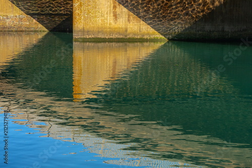 River Axe under Axmouth Bridge in Devon