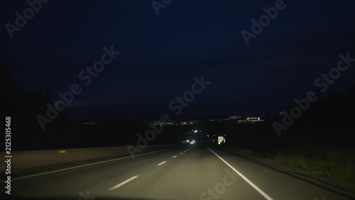Summer evening drive through Nova Scotia's serene highways