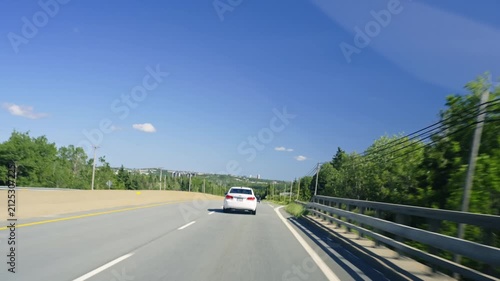 Summer drive through the stunning landscapes of Nova Scotia, Canada