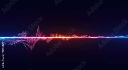 Digital visualization showing a sudden, sharp interruption in a rhythmic wave pattern, creating an unexplained gap or signal loss, wave, gap, radio