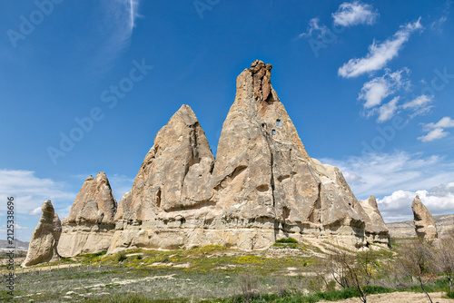 Quadro su tela Fairy chimneys and volcanic rock formations in Cappadocia, Turkey