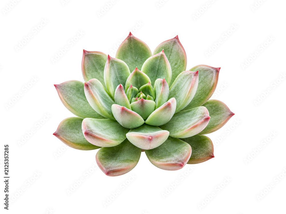 Fototapeta premium Succulent plant isolated on white background