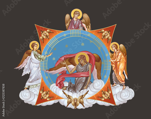 Divine Harmony of Winged Seraphim in Sacred Light