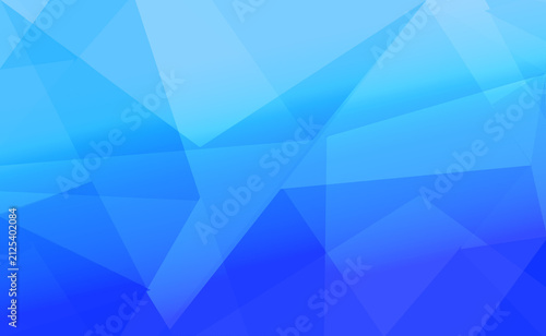 Cuadro en lienzo Modern  Abstract Geometric Polygon Background with Gradient Low Poly Crystal Sha